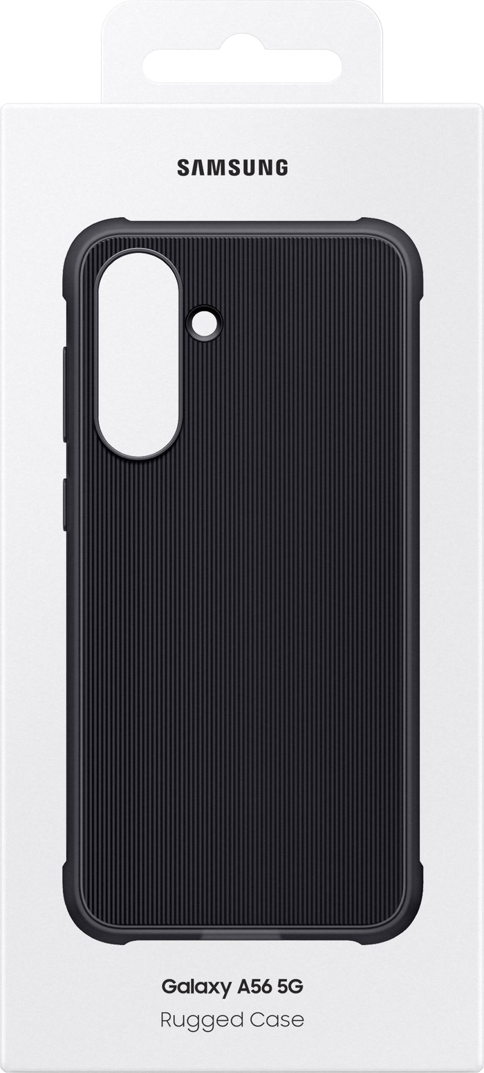 Samsung Galaxy A56 Rugged Back Cover Zwart verpakking