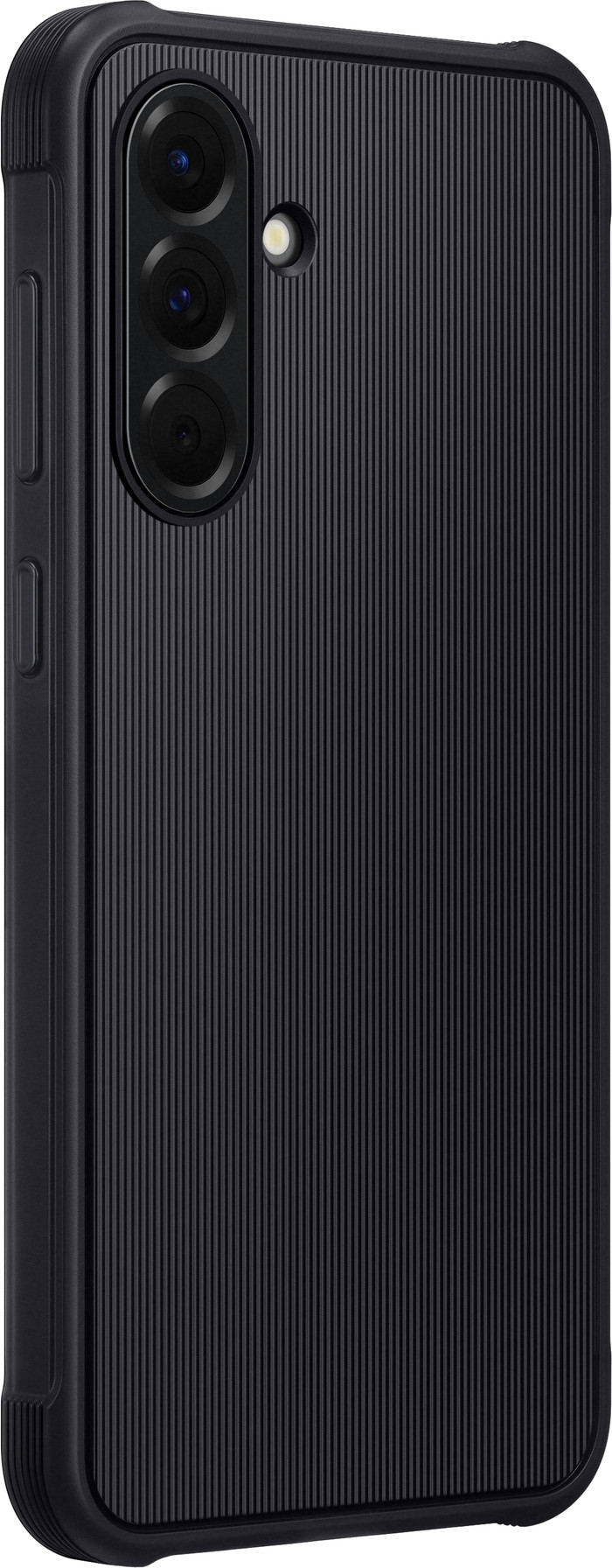 Samsung Galaxy A56 Rugged Back Cover Zwart rechterkant
