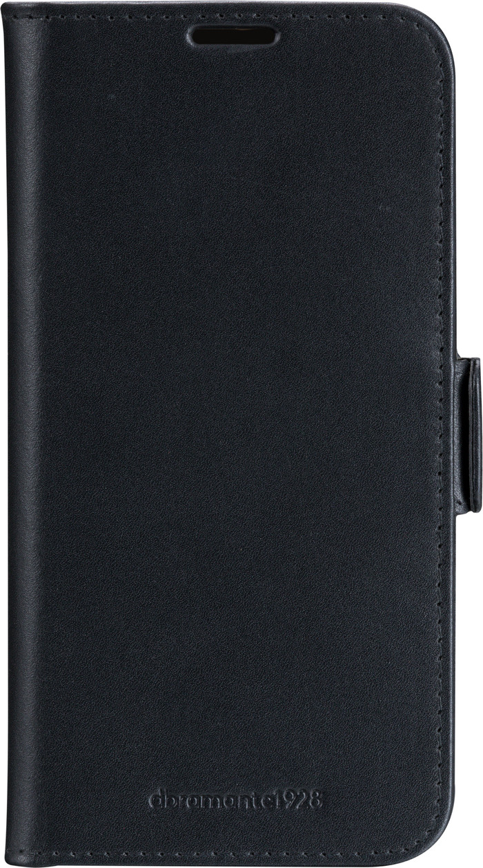 DBramante1928 Copenhagen Slim iPhone 16e Book Case Cuir Noir avant