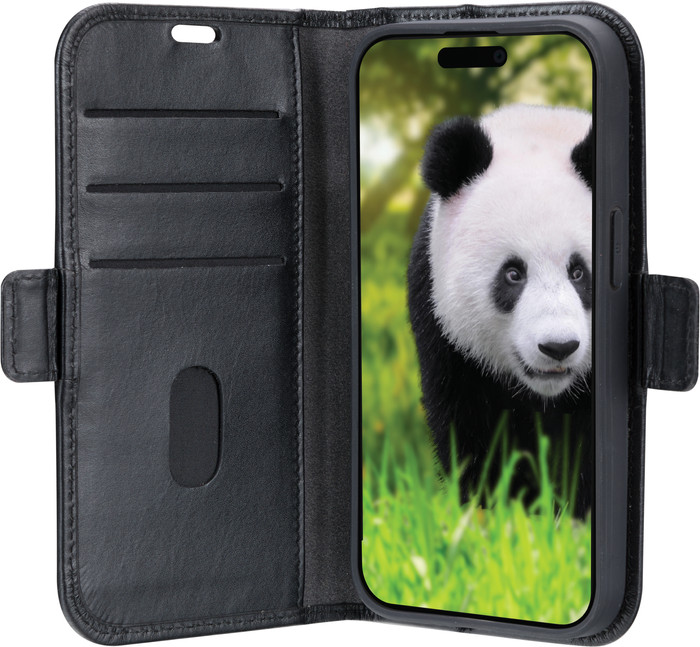 DBramante1928 Copenhagen Slim iPhone 16e Book Case Cuir Noir Main Image