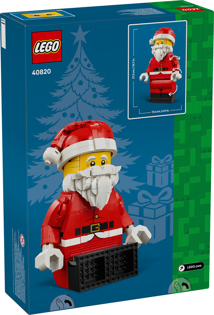LEGO Large Santa Minifigure 40820 packaging