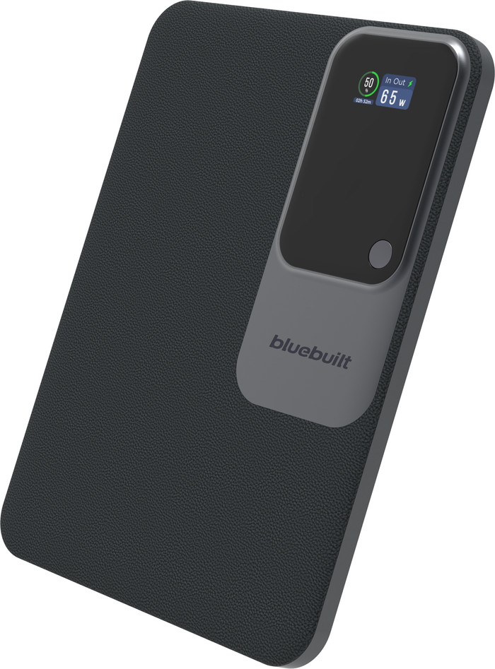BlueBuilt Power Bank Ultra Slim 15.000 mAh met Snelladen 65 Watt bovenkant