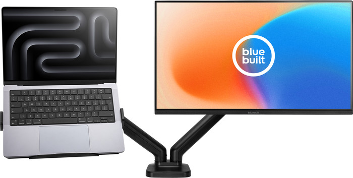 BlueBuilt Universal Laptop Holder for Monitor Arms front