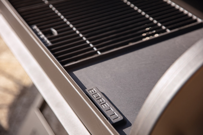 Boretti Griddle for Barilo, Fratello, and Addizio product in use