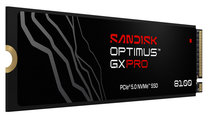 SANDISK Optimus GX PRO 8100 8 To PCIe 5.0 NVMe SSD avant