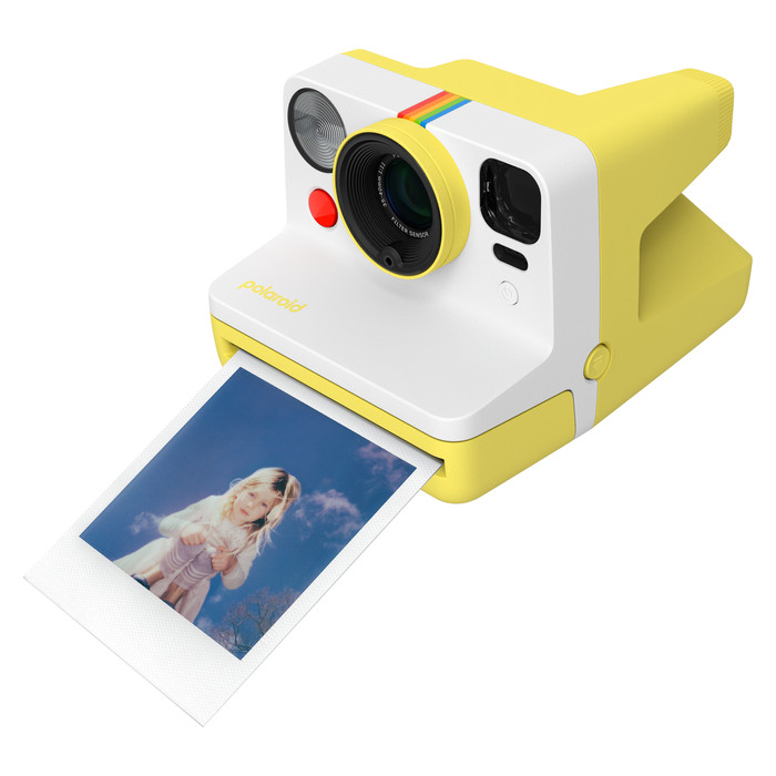 Polaroid Now 3 Geel product in gebruik