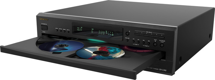 Onkyo DX-C390 Zwart binnenkant