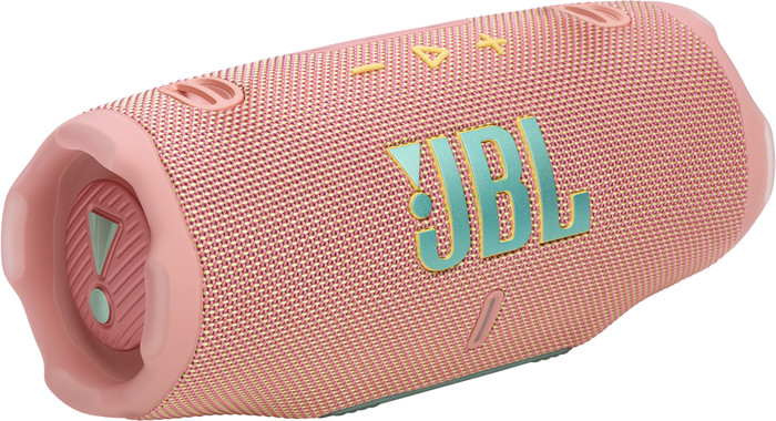 JBL Charge 6 Roze Duo Pack linkerkant
