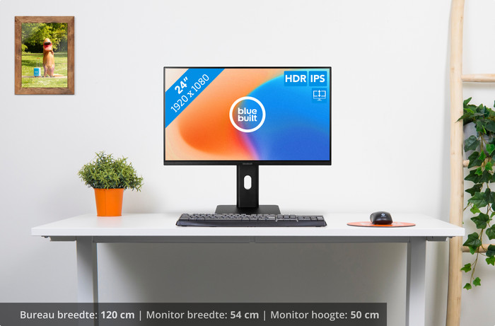 BlueBuilt 24 inch Full HD Monitor Duo Pack visual Coolblue 1