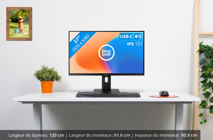 BlueBuilt Écran PC Full HD avec USB-C 27 Pouces Lot de 2 visuel Coolblue 1
