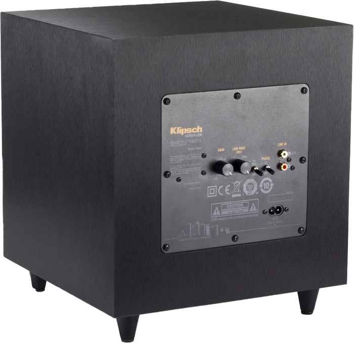 Klipsch R-8SW Noir arrière