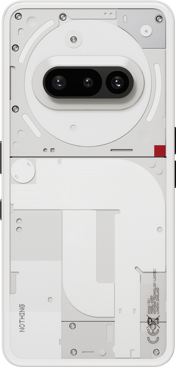 Nothing Phone (3a) 128GB Wit 5G achterkant