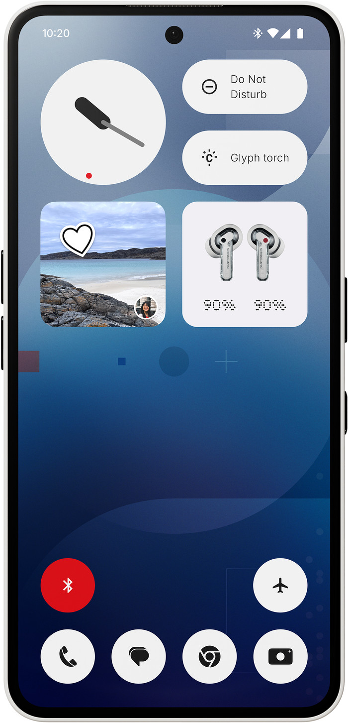 Nothing Phone (3a) 256GB White 5G front