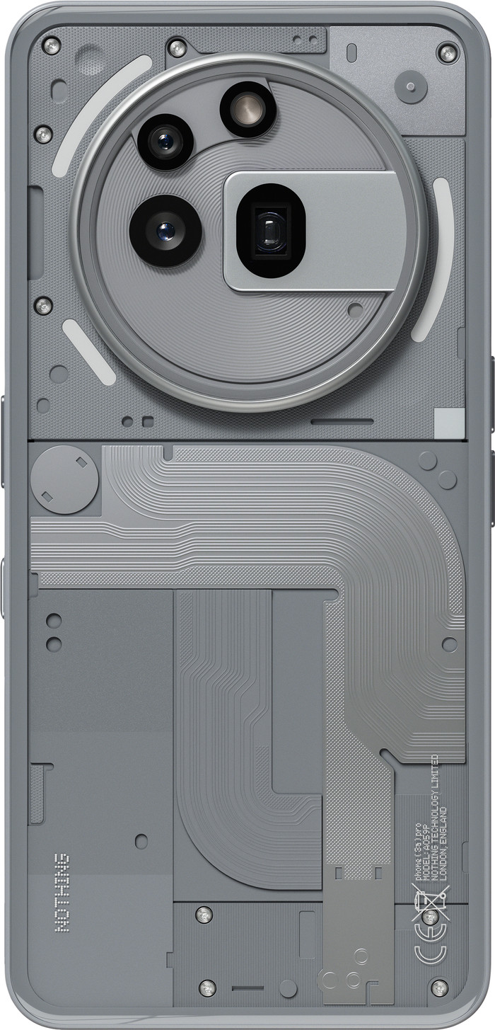 Nothing Phone (3a) Pro 256 Go Gris 5G arrière