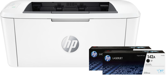 HP LaserJet M110w + 2 Extra Black Toner Cartridges Main Image