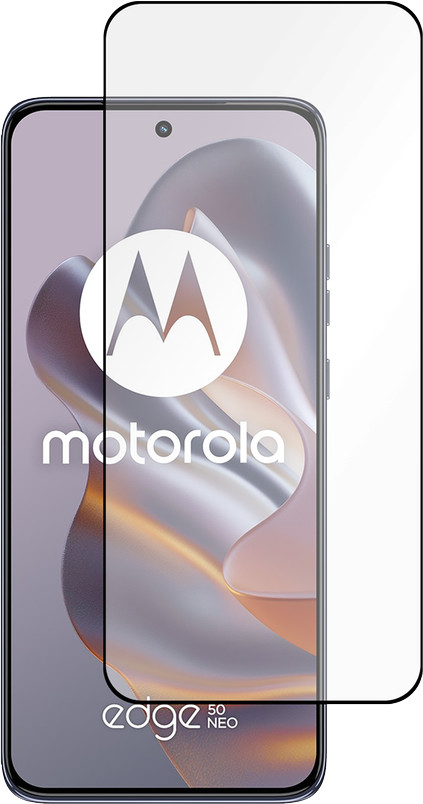 Just in Case Tempered Glass Motorola Edge 50 Neo Protège-Écran Noir Main Image
