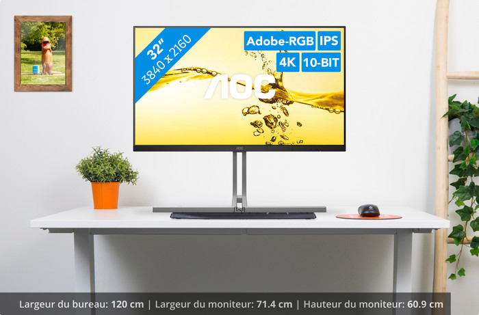 AOC U32U3CV visuel Coolblue 1