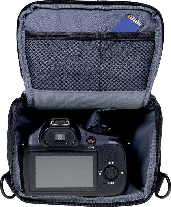 Dörr Photo Holster Bag Medium Zwart product in gebruik