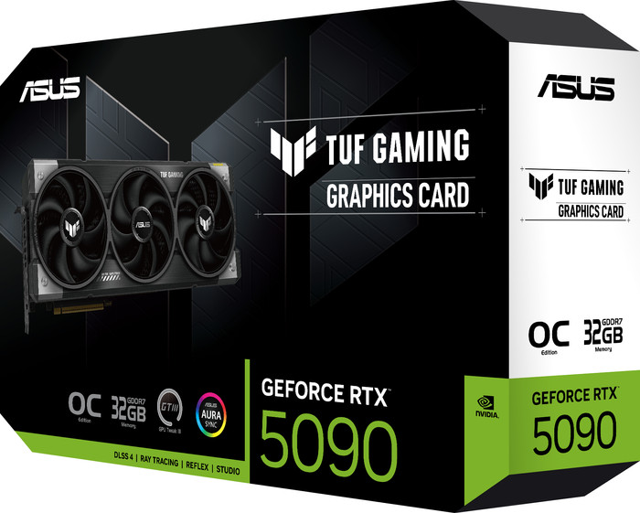 ASUS TUF Gaming GeForce RTX 5090 OC 32GB verpakking