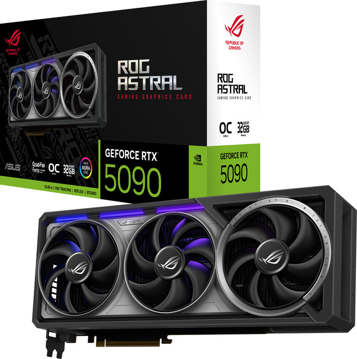 ASUS ROG Astral GeForce RTX 5090 OC 32 Go emballage