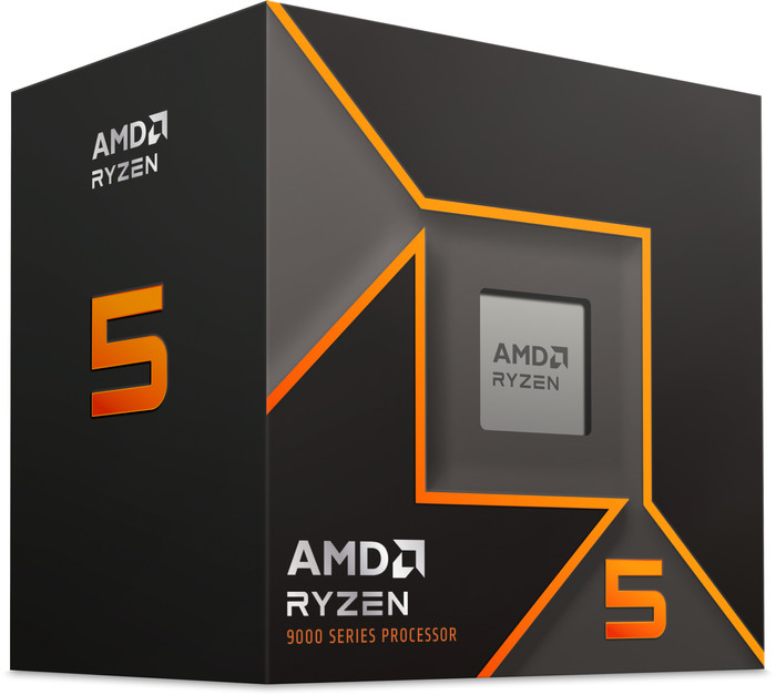 AMD Ryzen 5 9600 côté gauche