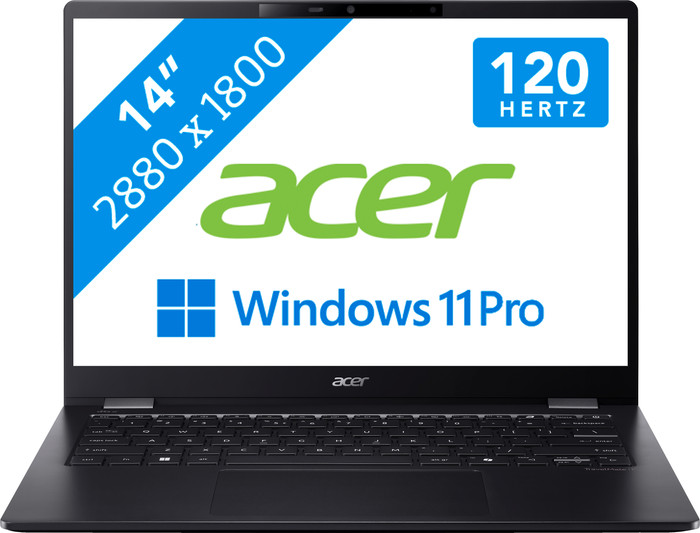 Acer TravelMate P6 14 AI TMP614-54-TCO-72CH QWERTY Main Image