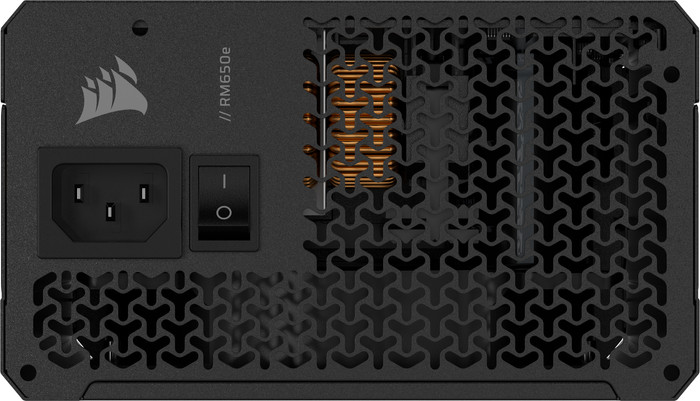 Corsair RM650e (2025) Cybenetics Gold arrière