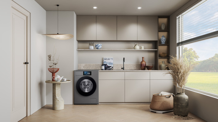 Samsung WF90F09C4S QuickDrive AI Home produit à l'usage