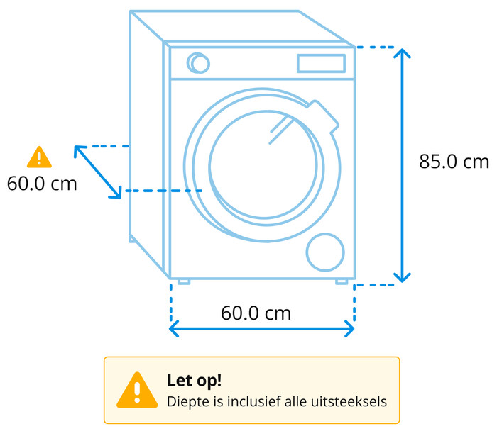 Samsung WF90F09C4S QuickDrive AI Home + Samsung DV90F09F4SU3 Bespoke visual Coolblue 1