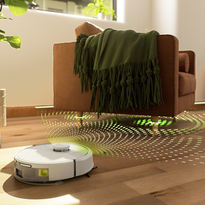 iRobot Roomba 105 Combo + White product in use