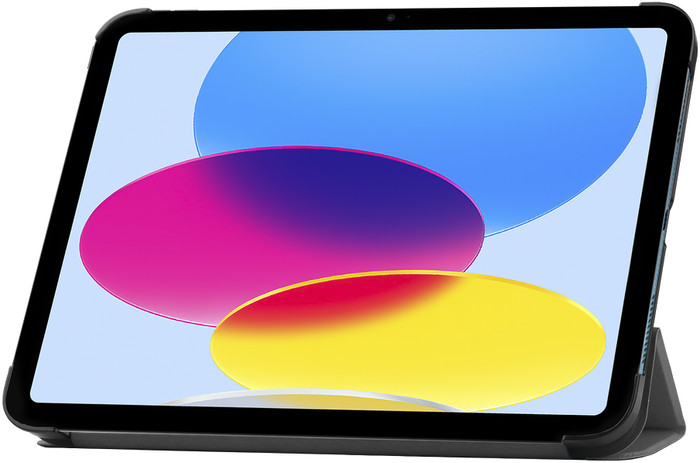 Just In Case Smart Tri-Fold Apple iPad (2025/2022) Book Case Grijs voorkant