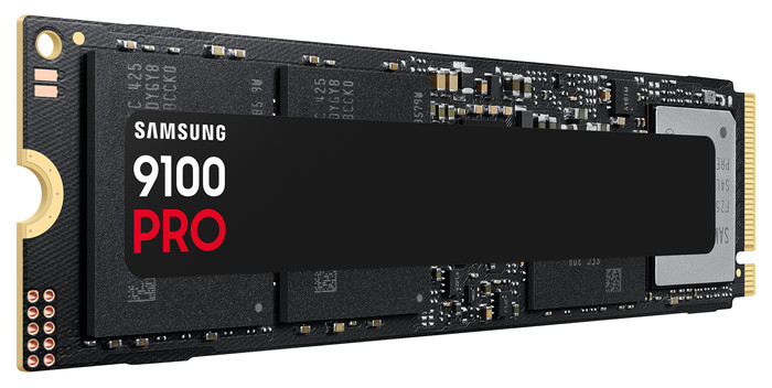 Samsung 9100 Pro 1TB PCIe 5.0 M.2 SSD left side