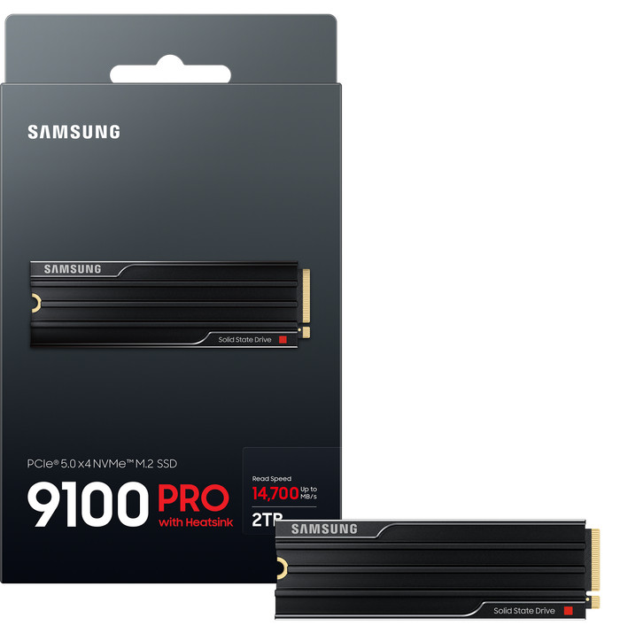 Samsung 9100 Pro 2 To Dissipateur Thermique PCIe 5.0 M.2 SSD produit composé
