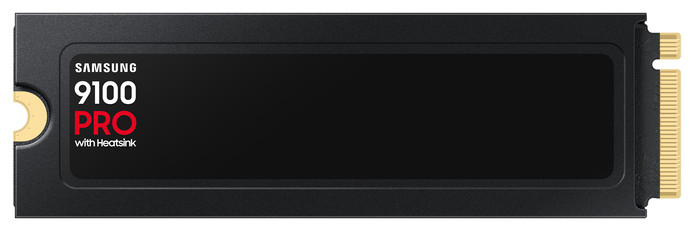 Samsung 9100 Pro 4TB Heatsink PCIe 5.0 M.2 SSD front