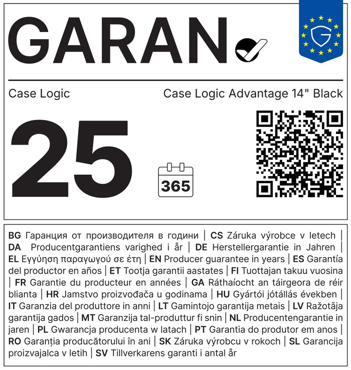 Case Logic Advantage 14" Black