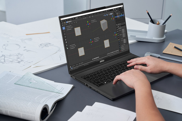 MSI CreatorPro 16 AI Studio A1VJG-254BE AZERTY visual supplier