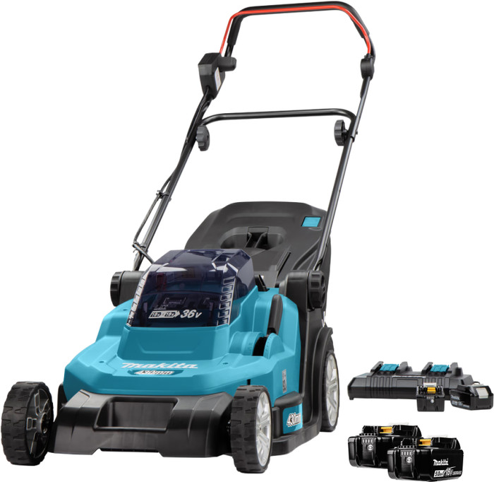 Makita DLM432PT with 5.0Ah Battery (2x) + 5.0Ah 18V Battery (2x) Main Image