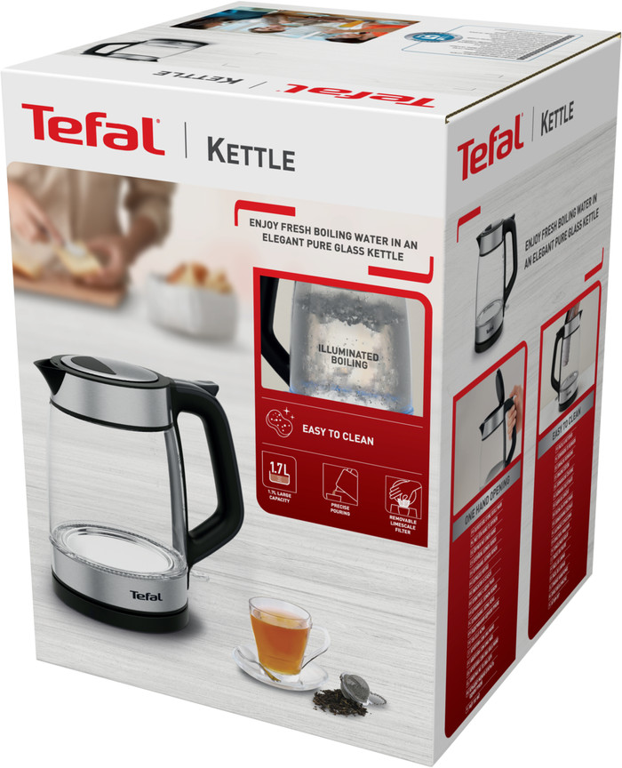 Tefal Glass Kettle KI6058 emballage
