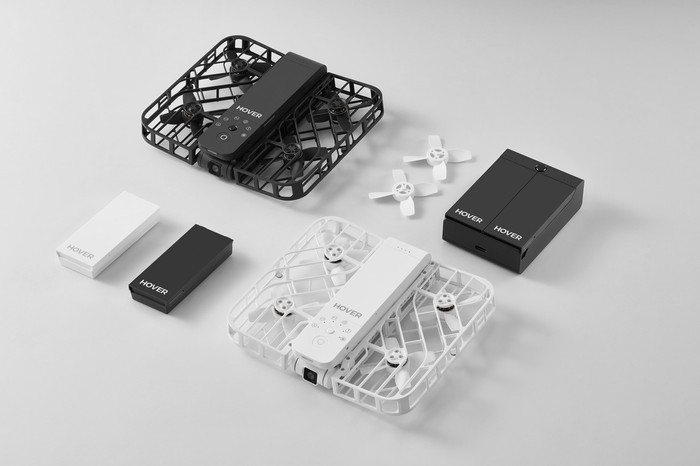 HOVERAir X1 Zwart Combo detail