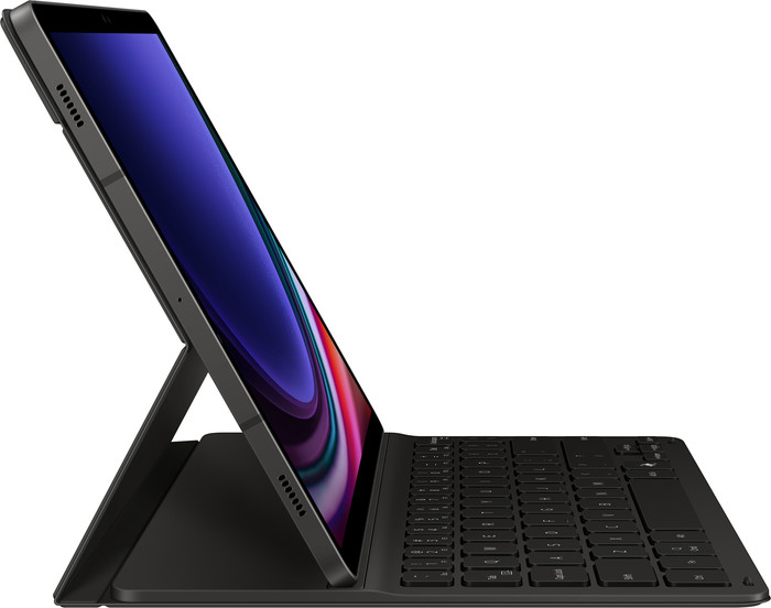 Samsung Galaxy Tab S9/S9 FE/S10 FE Slim Étui Clavier AZERTY Noir côté gauche