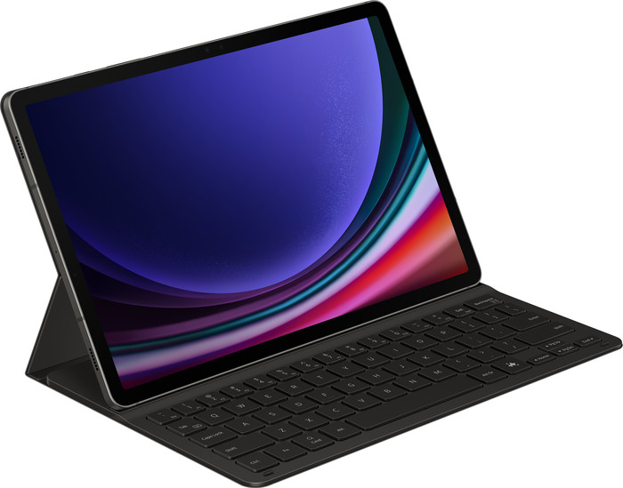Samsung Galaxy Tab S9/S9 FE/S10 FE Slim Étui Clavier AZERTY Noir avant
