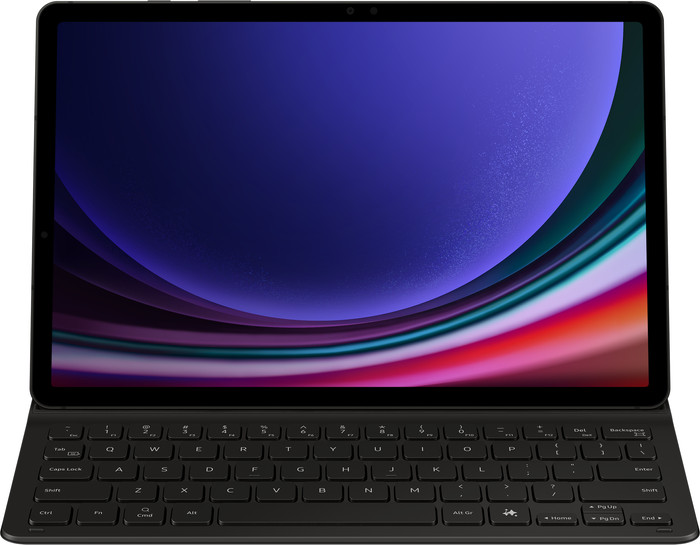Samsung Galaxy Tab S9/S9 FE/S10 FE Slim Étui Clavier AZERTY Noir Main Image