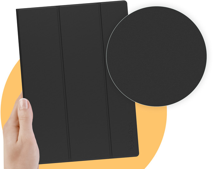 PocketBook Color Note Cover Flip Zwart product in gebruik