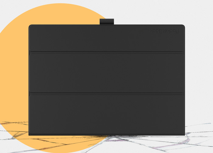 PocketBook Color Note Cover Flip Zwart product in gebruik