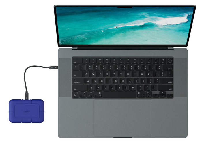 Lacie Rugged SSD Pro5 2 To produit à l'usage