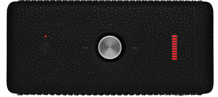 Marshall Emberton II BT Black & Steel bovenkant