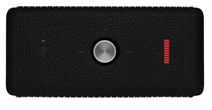 Marshall Emberton II BT Black & Steel bovenkant