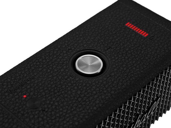 Marshall Emberton II BT Black & Steel bovenkant