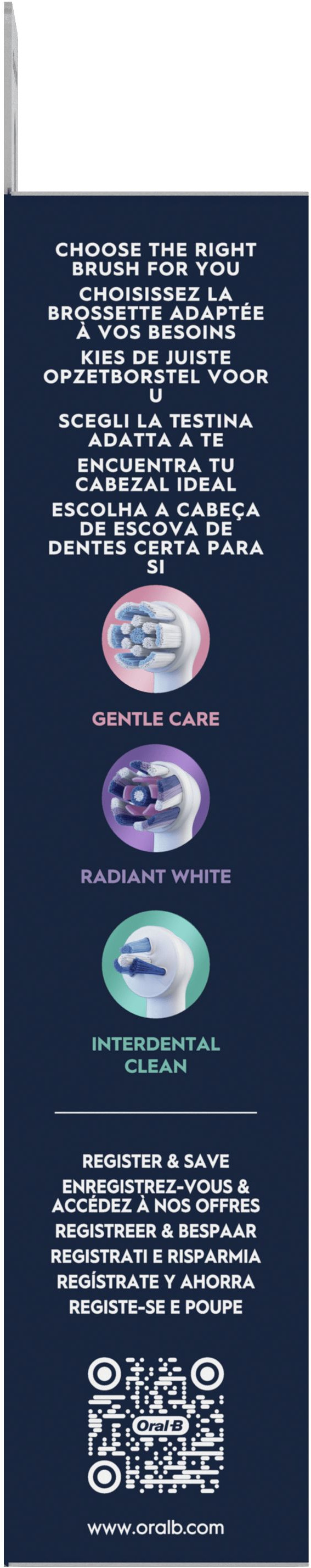 Oral-B iO 9n Bleu Marine + 8 Brossettes emballage