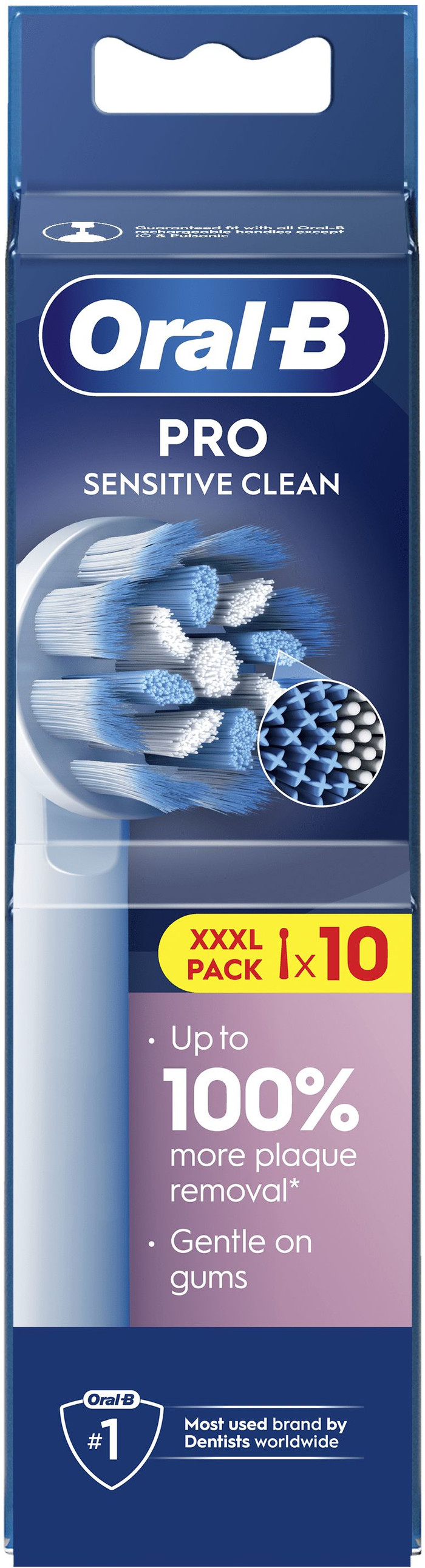 Oral-B Pro Sensitive Clean Blanc (10 pièces) emballage